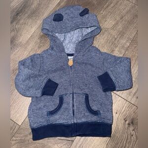 6 months boys Carter's Navy Striped Kids Hoodie